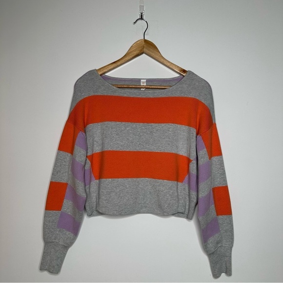 Anthropologie Daily Practice Glen Striped Sweater Size XXS - Picture 3 of 9